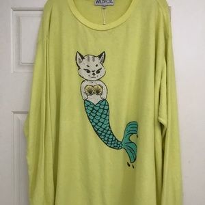 Wildfox Merkitten Roadtrip/sweater dress NWT